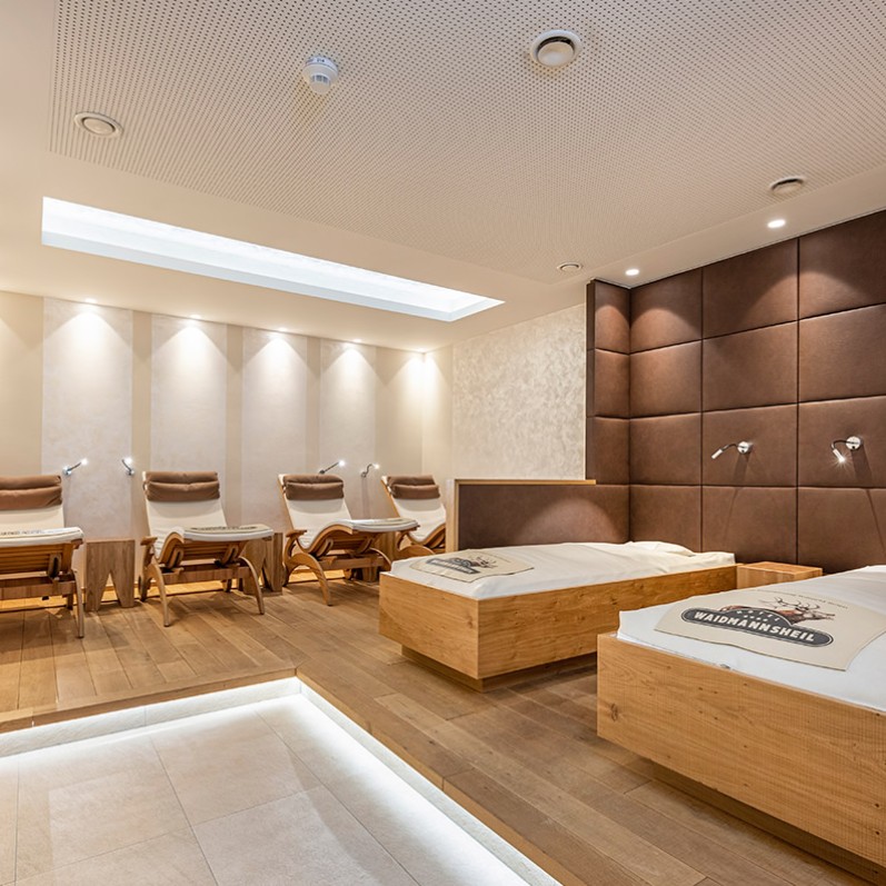 Ruheraum im Wellnessbereich